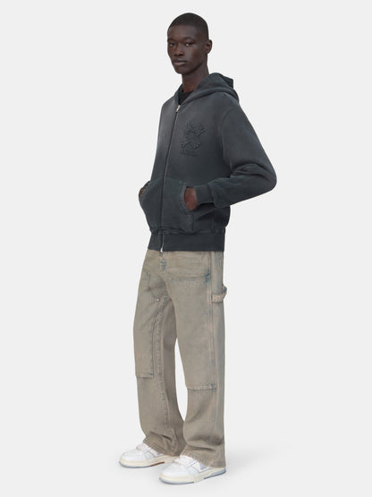 Ma Quad Zip Hoodie - Black | Amiri Best Seller
