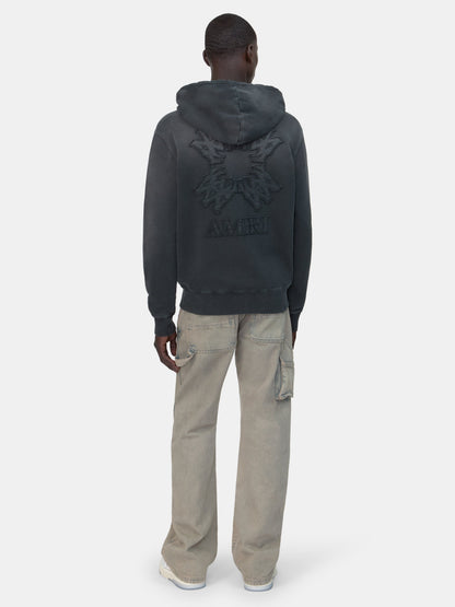 Ma Quad Zip Hoodie - Black | Amiri Best Seller