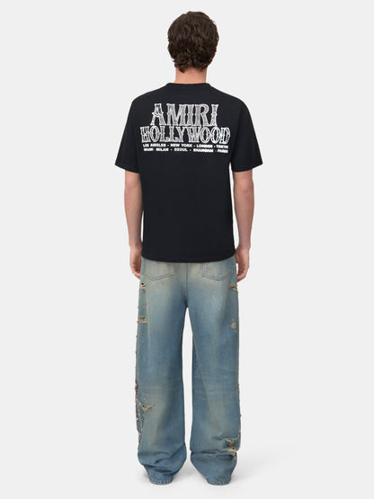 Amiri Hollywood City Tee - Black | Amiri Online