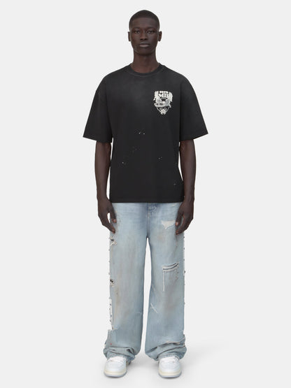 Amiri Eagle Oversized Tee - Black | Amiri Best Seller
