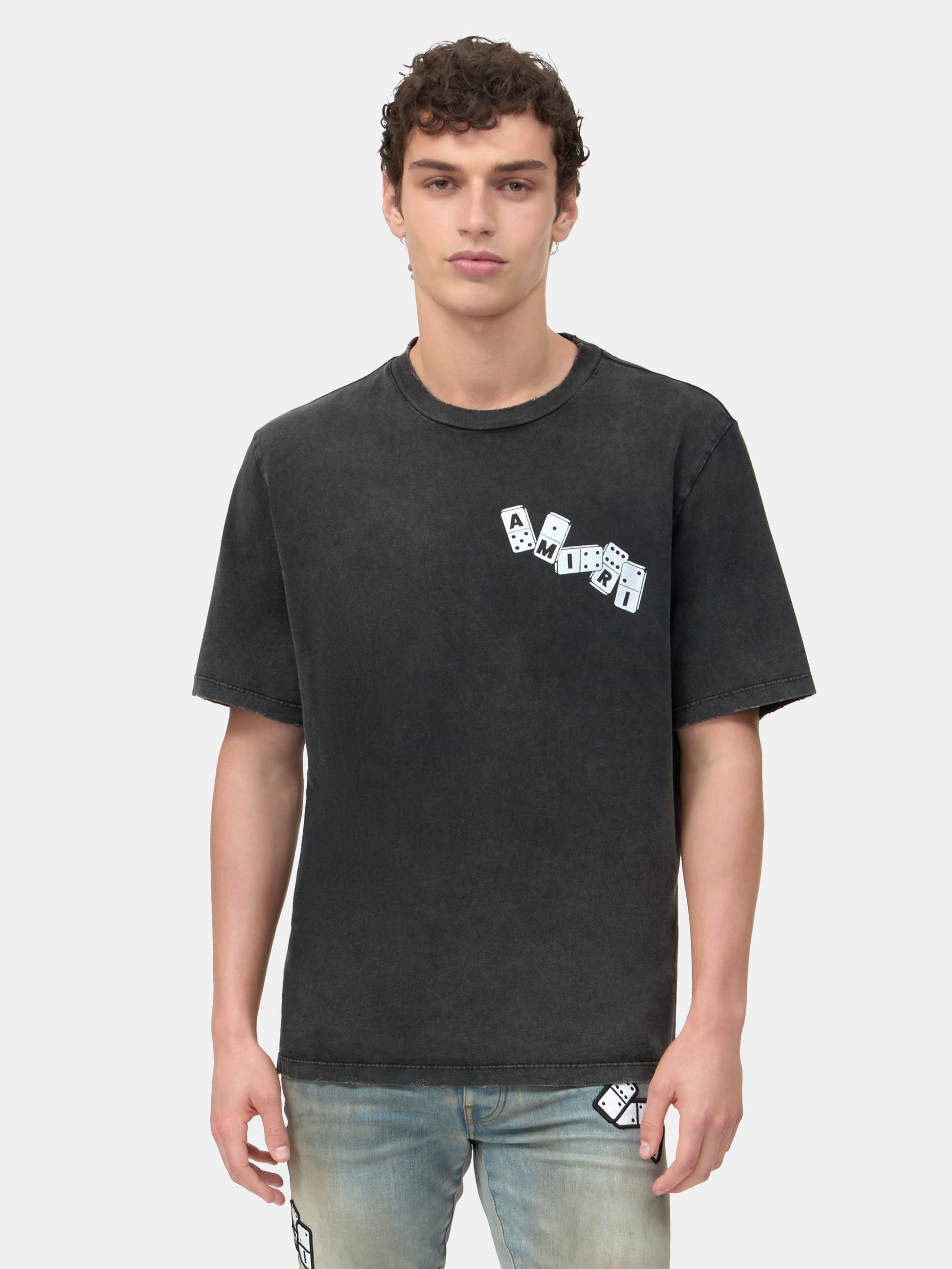 Amiri Domino Tee - Black | Amiri Online