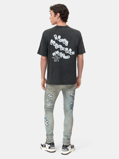 Amiri Domino Tee - Black | Amiri Online