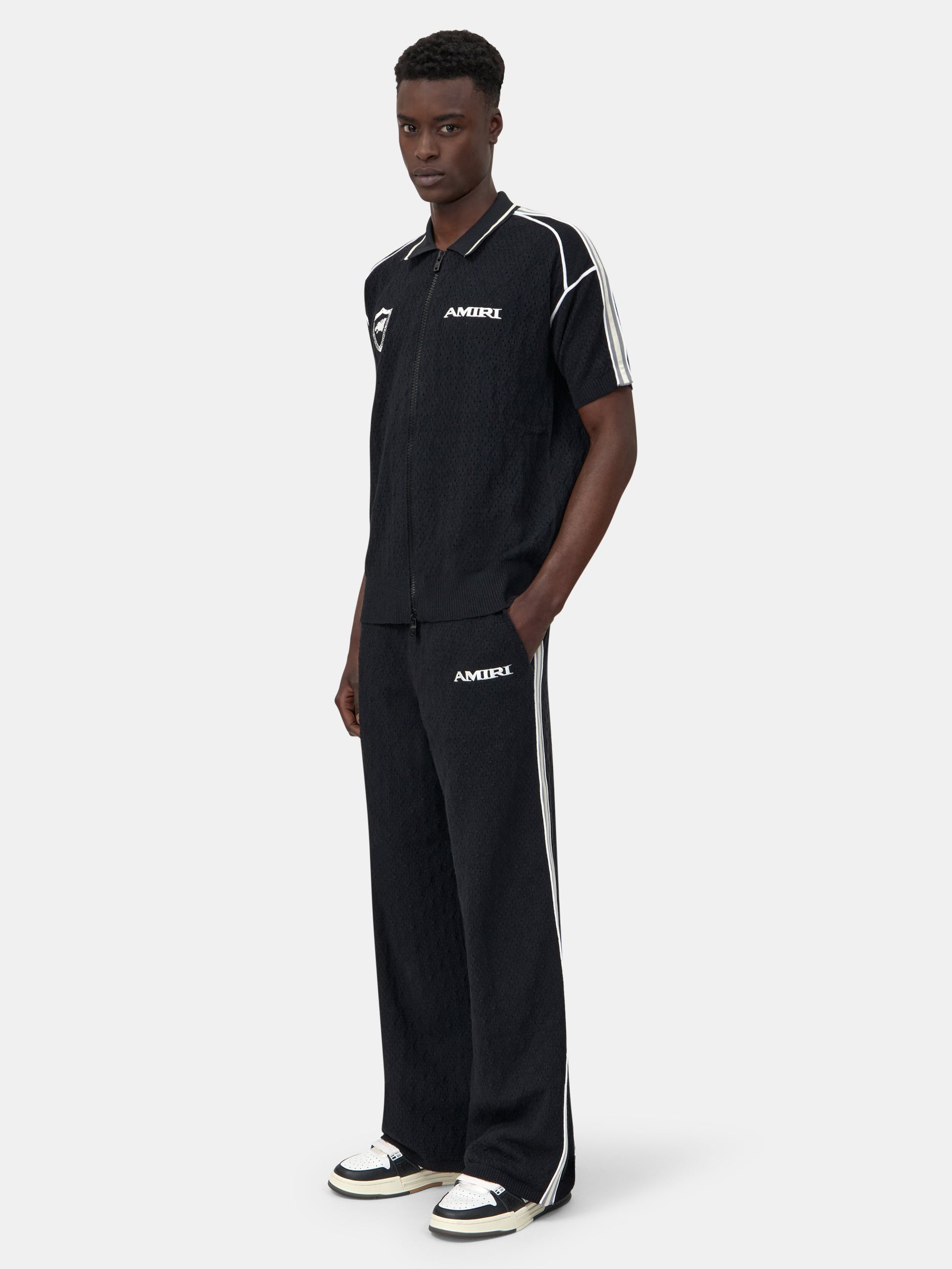 Amiri Sport Zip Shirt - Black | Amiri Value