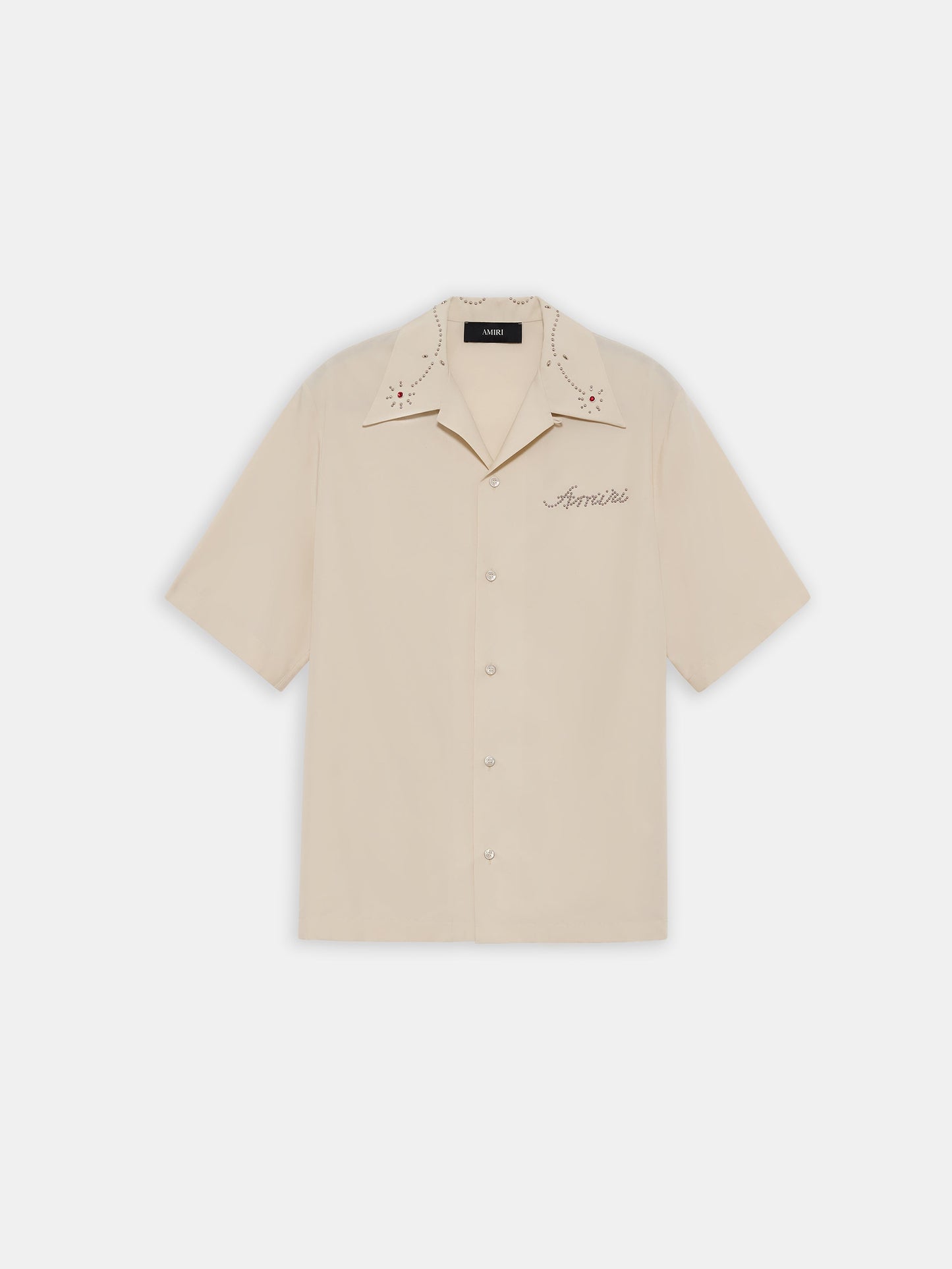 Amiri Stud Camp Shirt - Ivory | Amiri Affordable