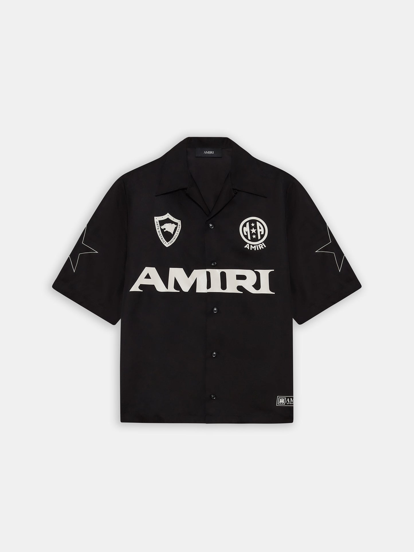 Amiri Sport Camp Shirt - Black | Amiri Great Deal