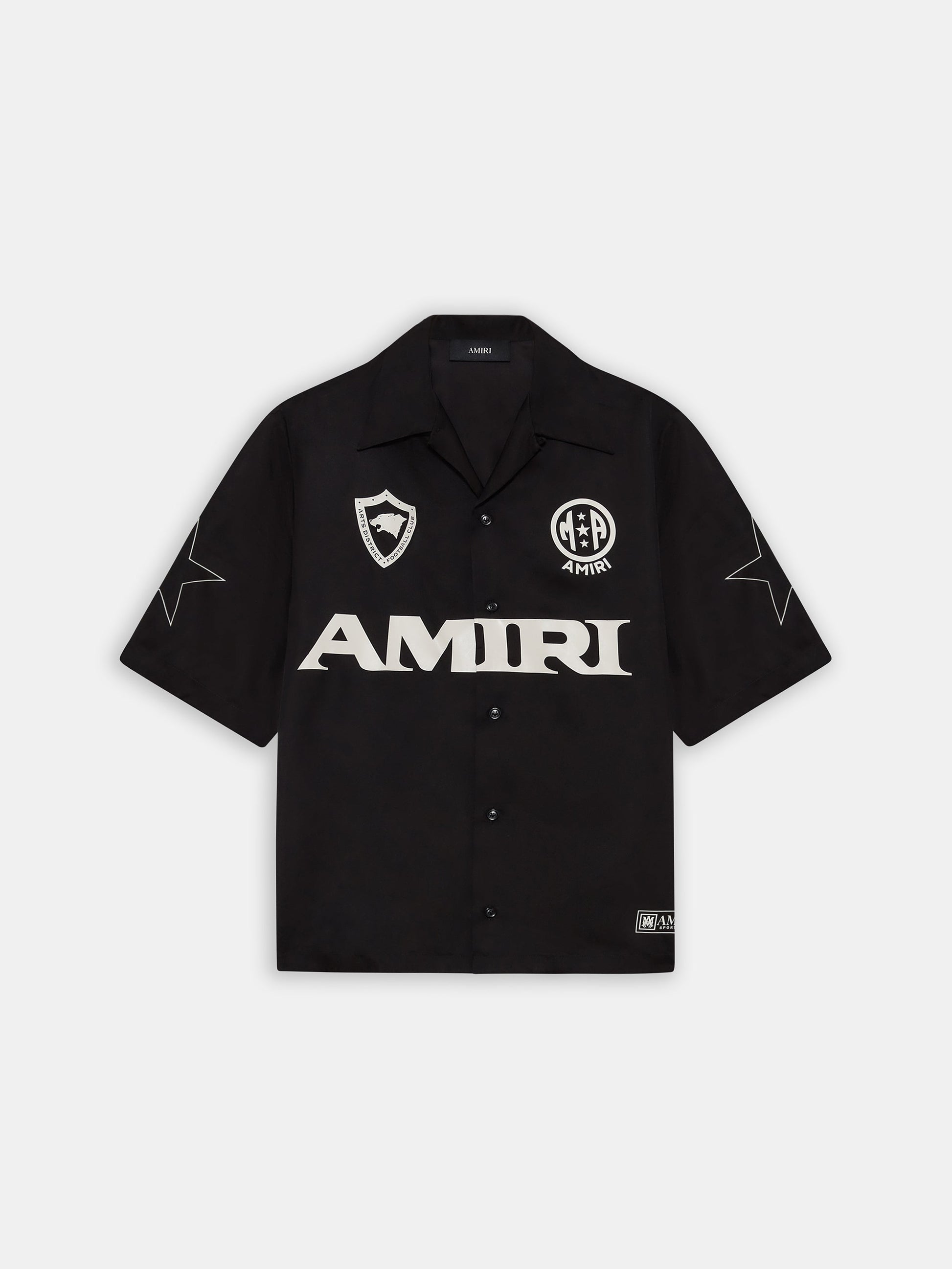 Amiri Sport Camp Shirt - Black | Amiri Great Deal