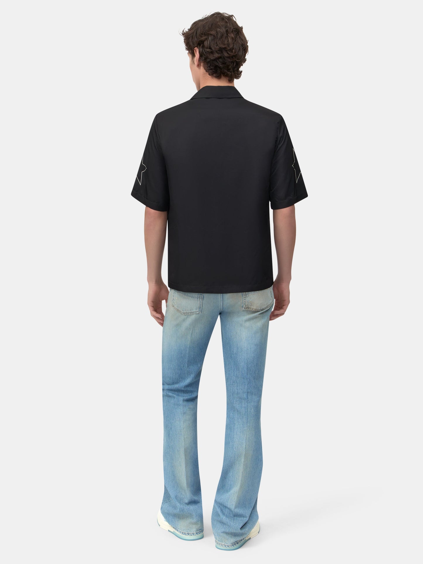 Amiri Sport Camp Shirt - Black | Amiri Great Deal