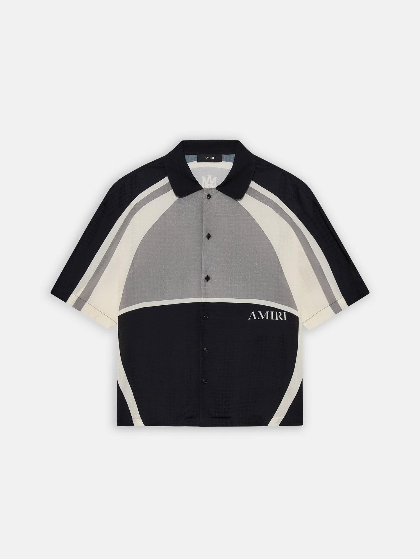 Ma Quad Panel Oversized Camp Shirt - Black | Amiri Featured