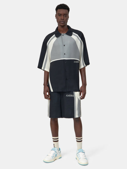 Ma Quad Panel Oversized Camp Shirt - Black | Amiri Featured