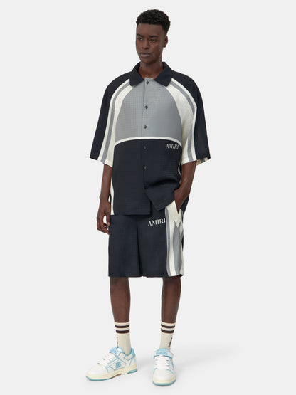 Ma Quad Panel Oversized Camp Shirt - Black | Amiri Featured
