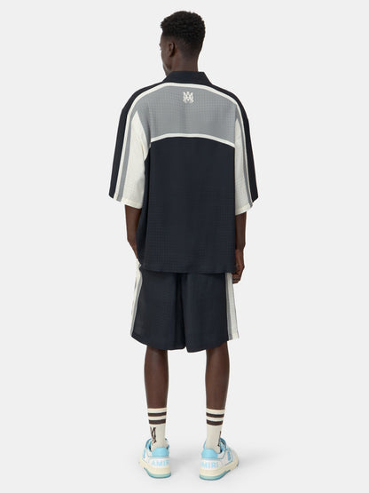 Ma Quad Panel Oversized Camp Shirt - Black | Amiri Featured