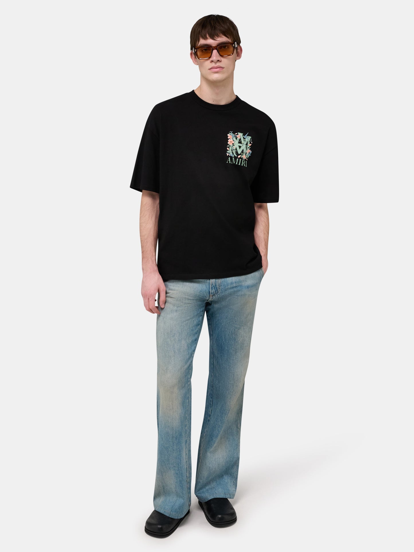 Ma Floral Oversized Tee - Black | Amiri Popular Choice