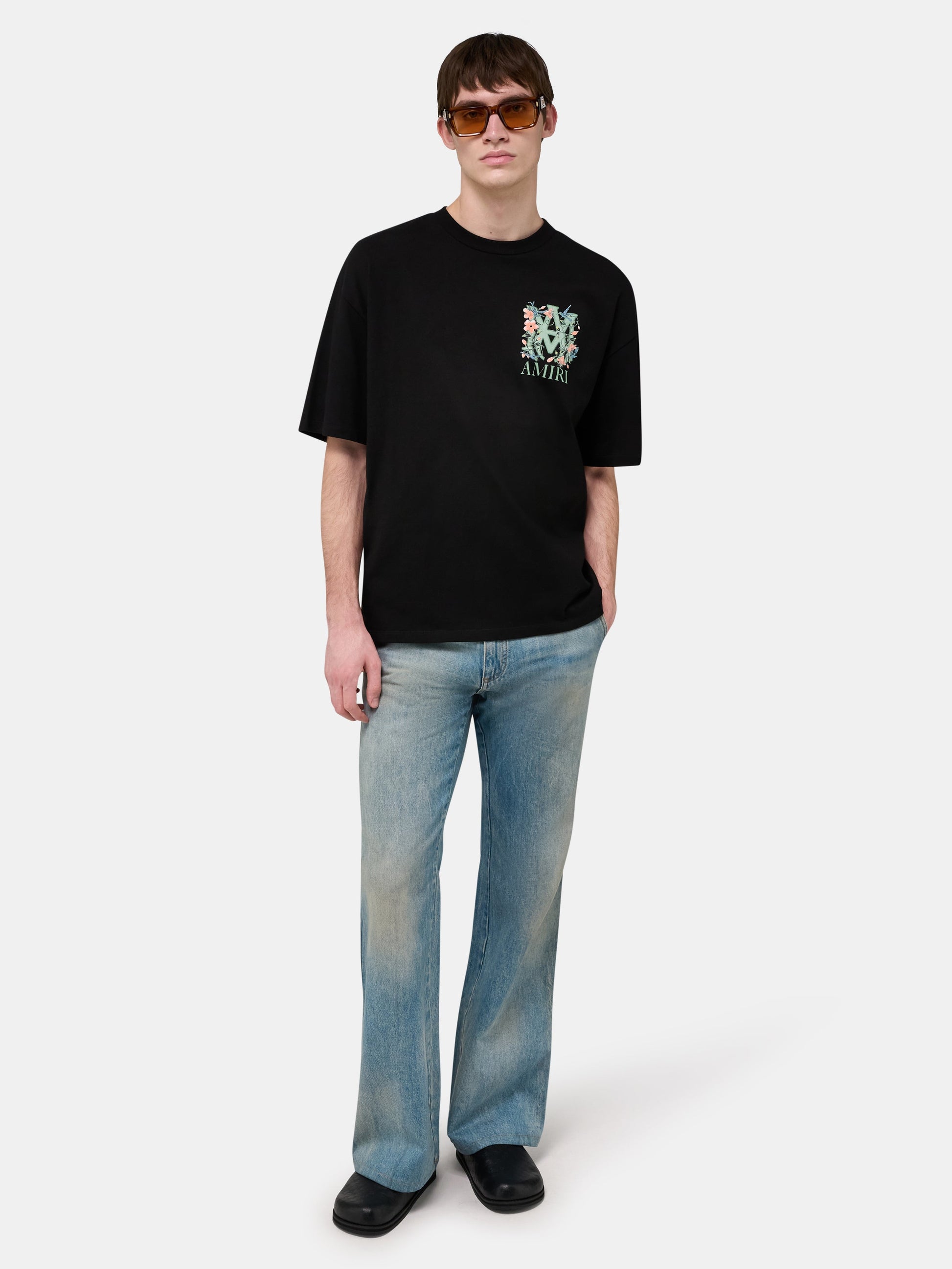Ma Floral Oversized Tee - Black | Amiri Popular Choice