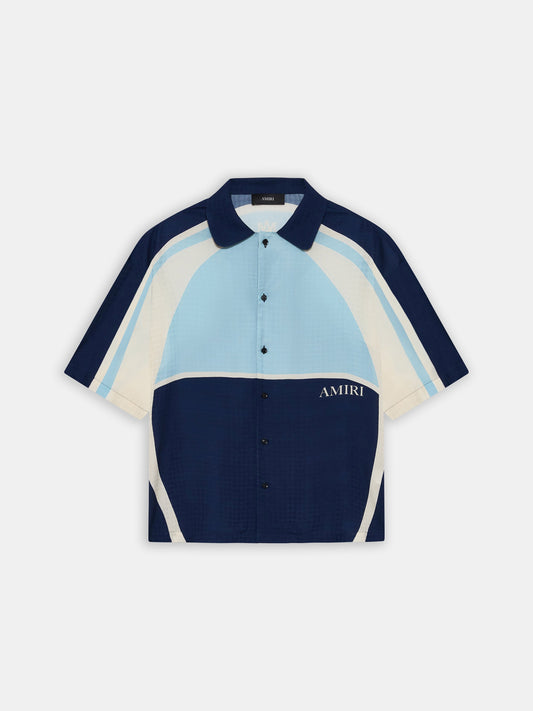 Ma Quad Panel Oversized Camp Shirt - Midnight Blue | Amiri Value