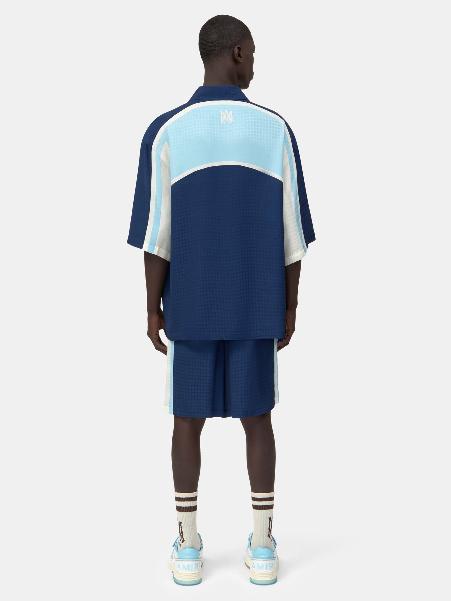 Ma Quad Panel Oversized Camp Shirt - Midnight Blue | Amiri Value