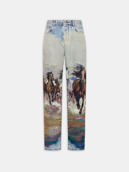 Horses Baggy Jean - Cloud Blue | Amiri Budget Friendly