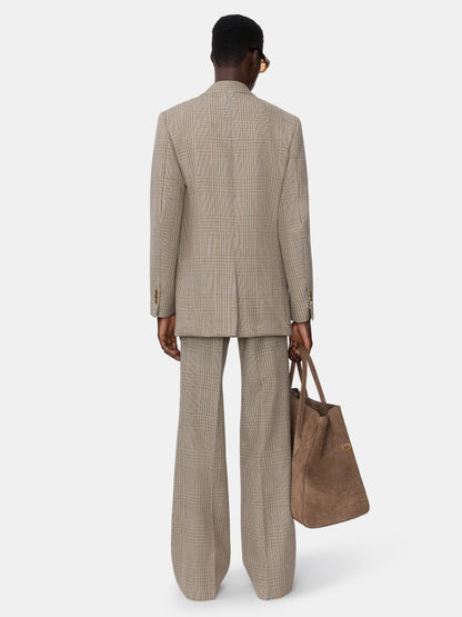 Check Double-Breasted Blazer - Taupe | Amiri Special Offer