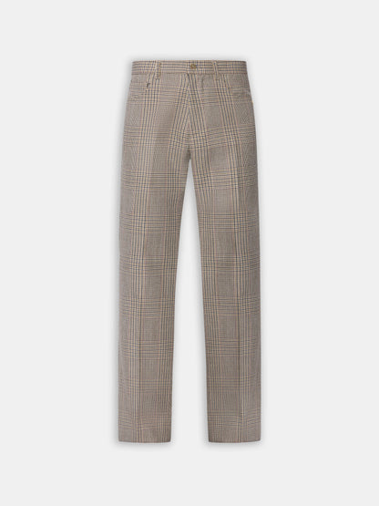 Check Boot Cut Pant - Taupe | Amiri Featured