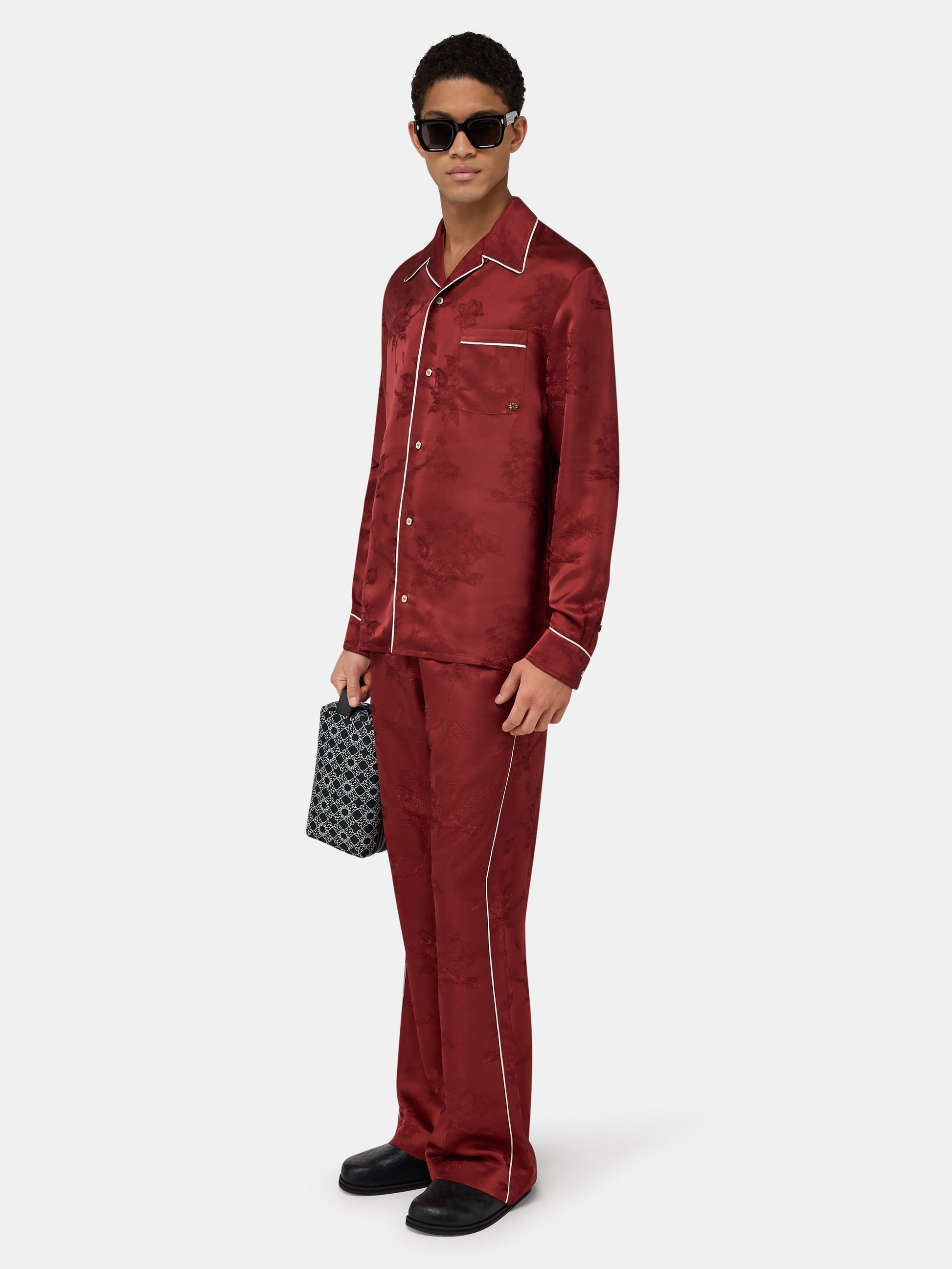 Floral Jacquard Pull On Pant - Terracotta | Amiri Popular Choice