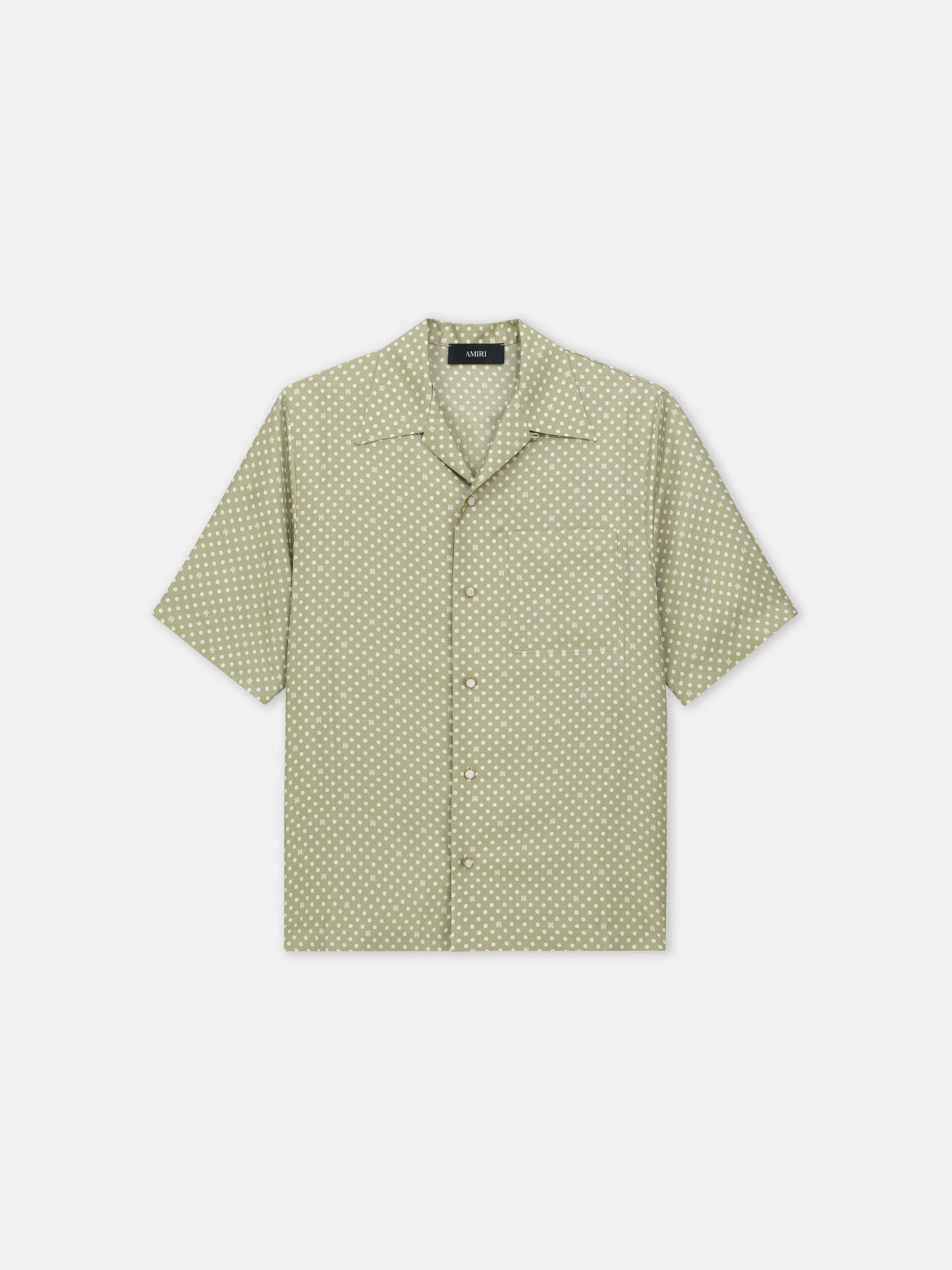 Polka Dot Camp Shirt - Green Tea | Amiri Online
