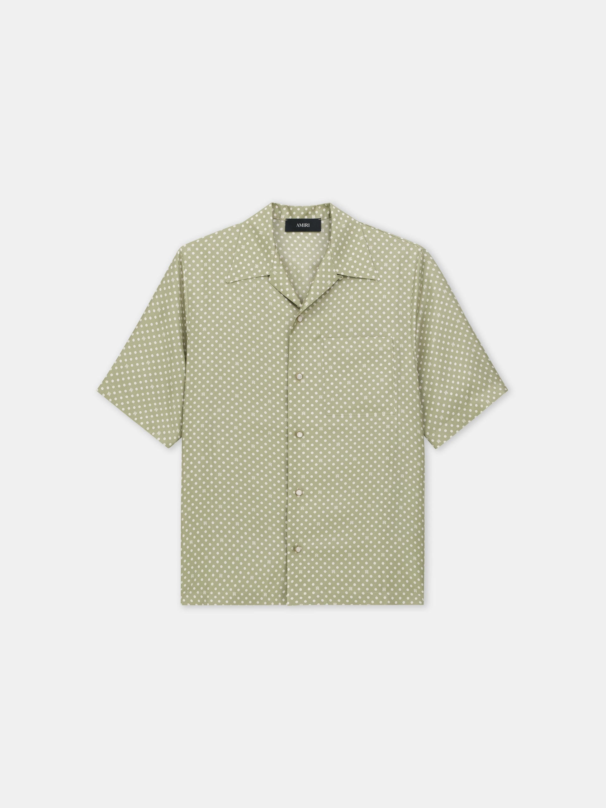 Polka Dot Camp Shirt - Green Tea | Amiri Online