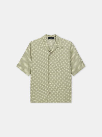 Polka Dot Camp Shirt - Green Tea | Amiri Online