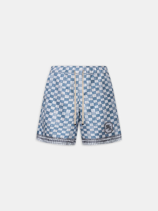 Ma Checkered Short - Steel | Amiri Budget Friendly