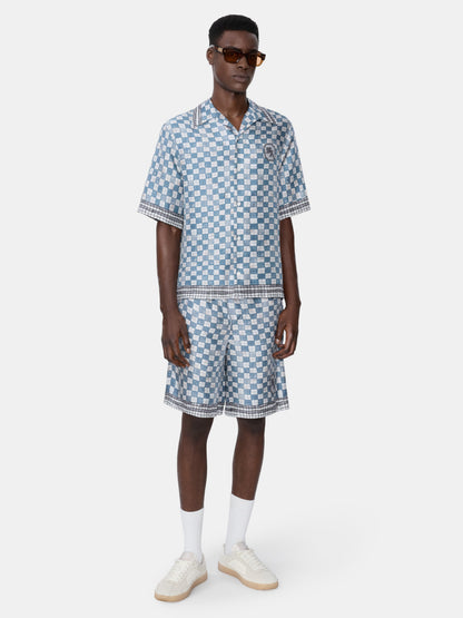 Ma Checkered Short - Steel | Amiri Budget Friendly