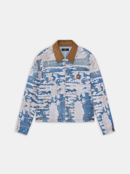 Bleached Work Jacket - Bleach Out | Amiri Special Offer