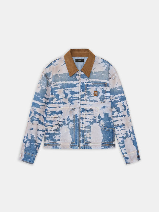 Bleached Work Jacket - Bleach Out | Amiri Special Offer