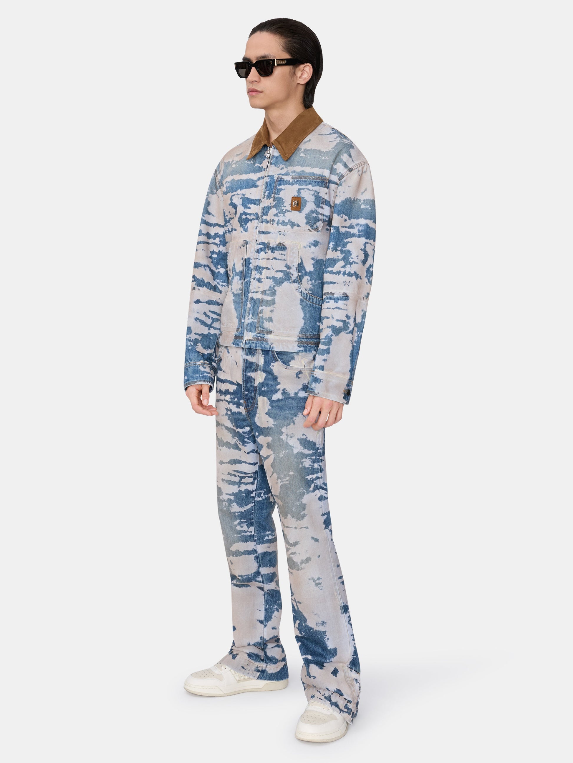Bleached Work Jacket - Bleach Out | Amiri Special Offer