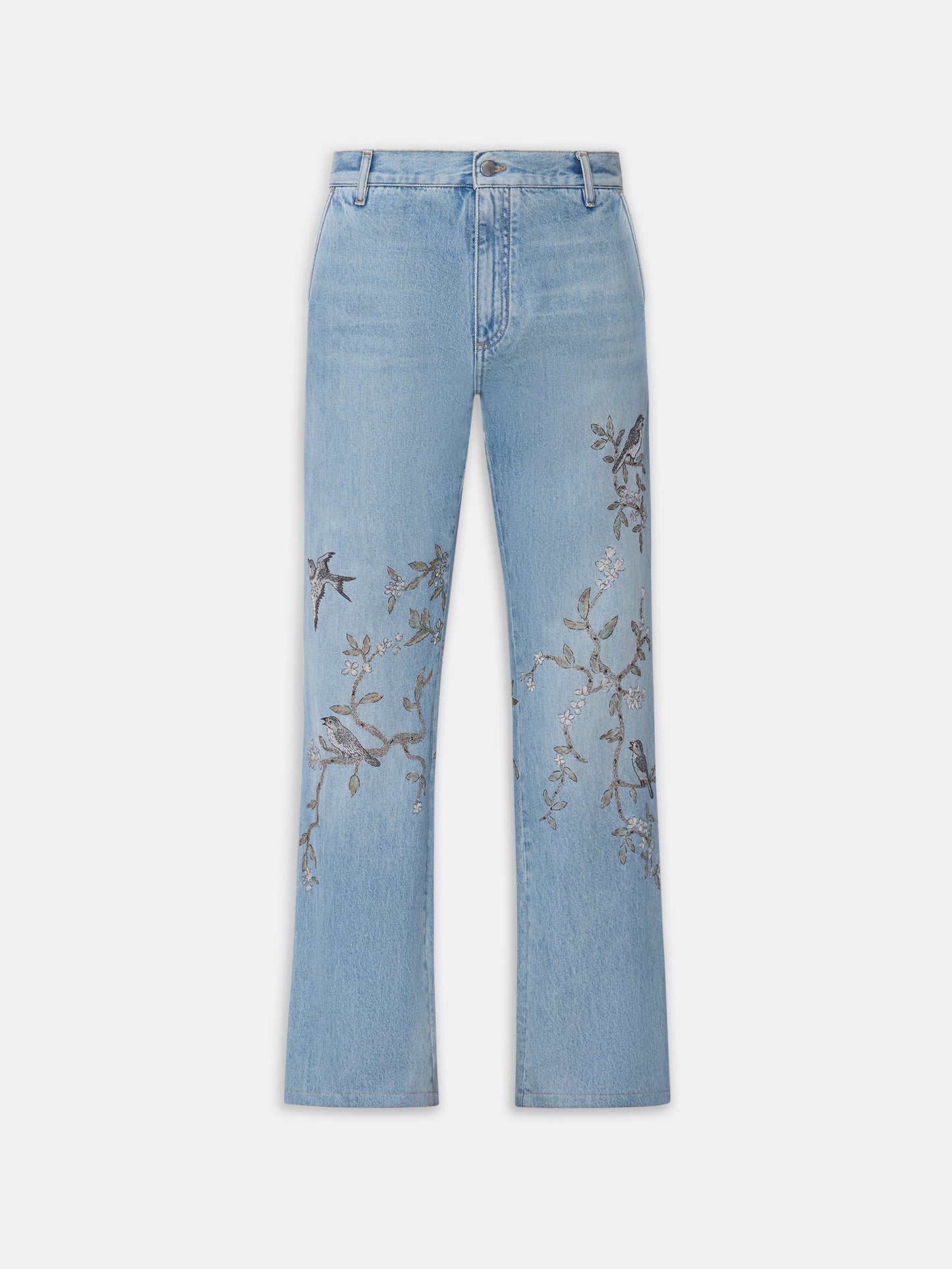 Floral Embellished Jean - Sunset Blue | Amiri Online