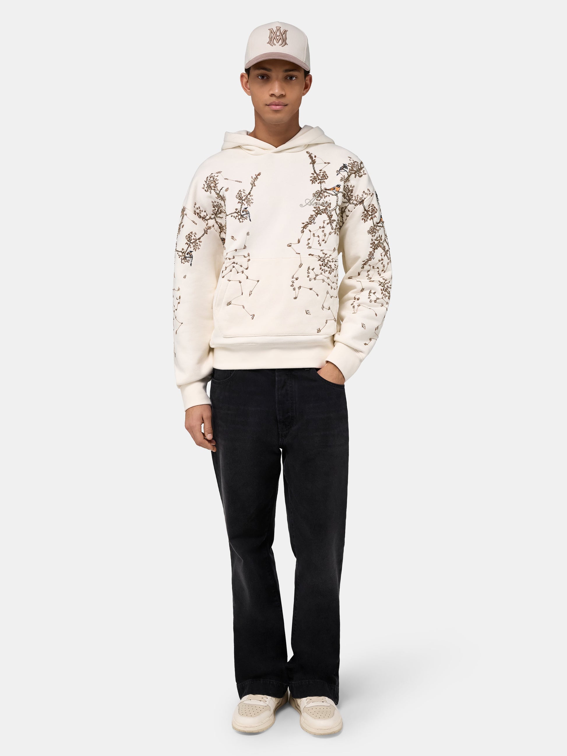 Sparrow Oversized Hoodie - Ivory | Amiri Budget Friendly