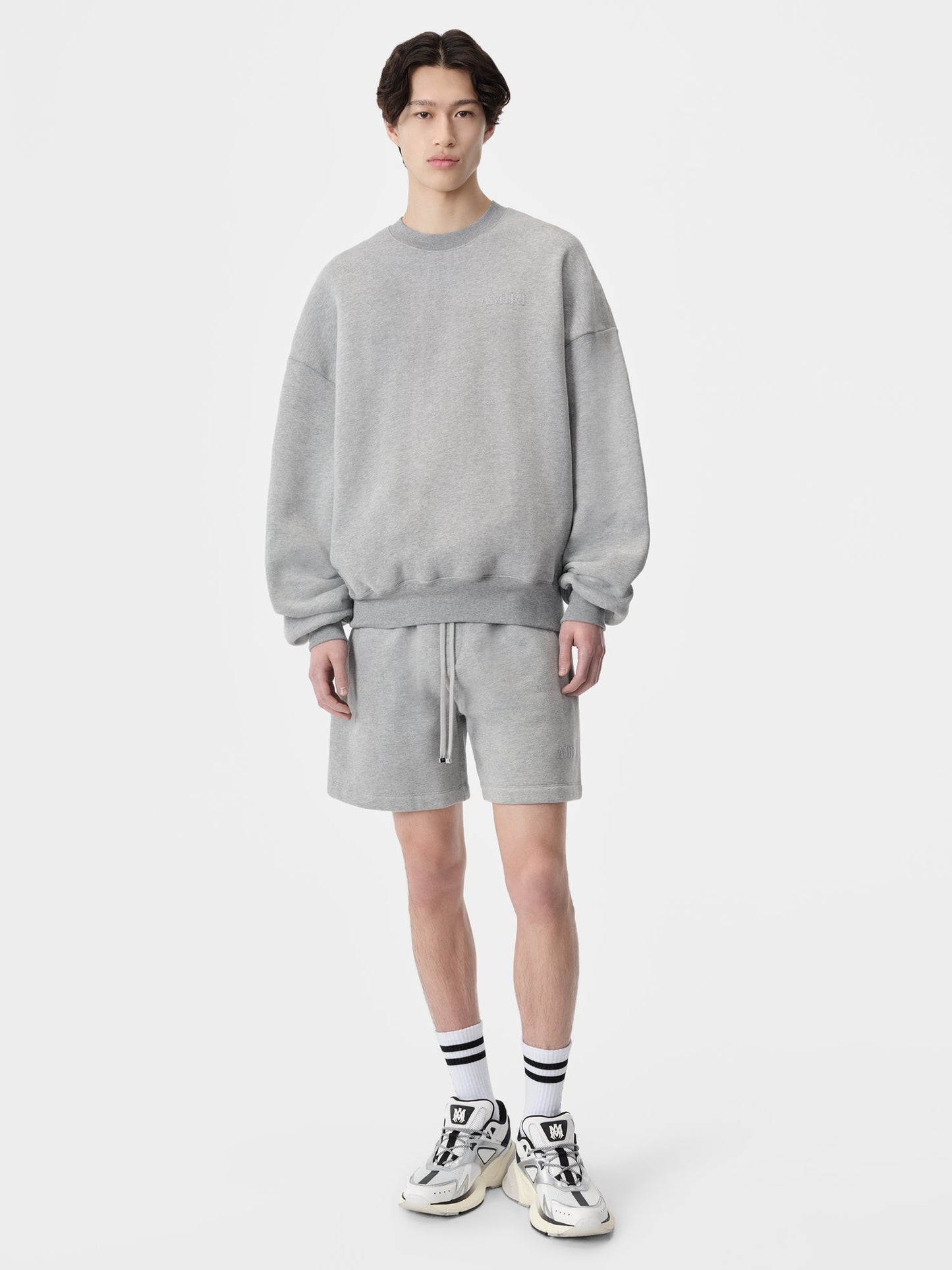Amiri Embroidered Short - Grey | Amiri Special Offer