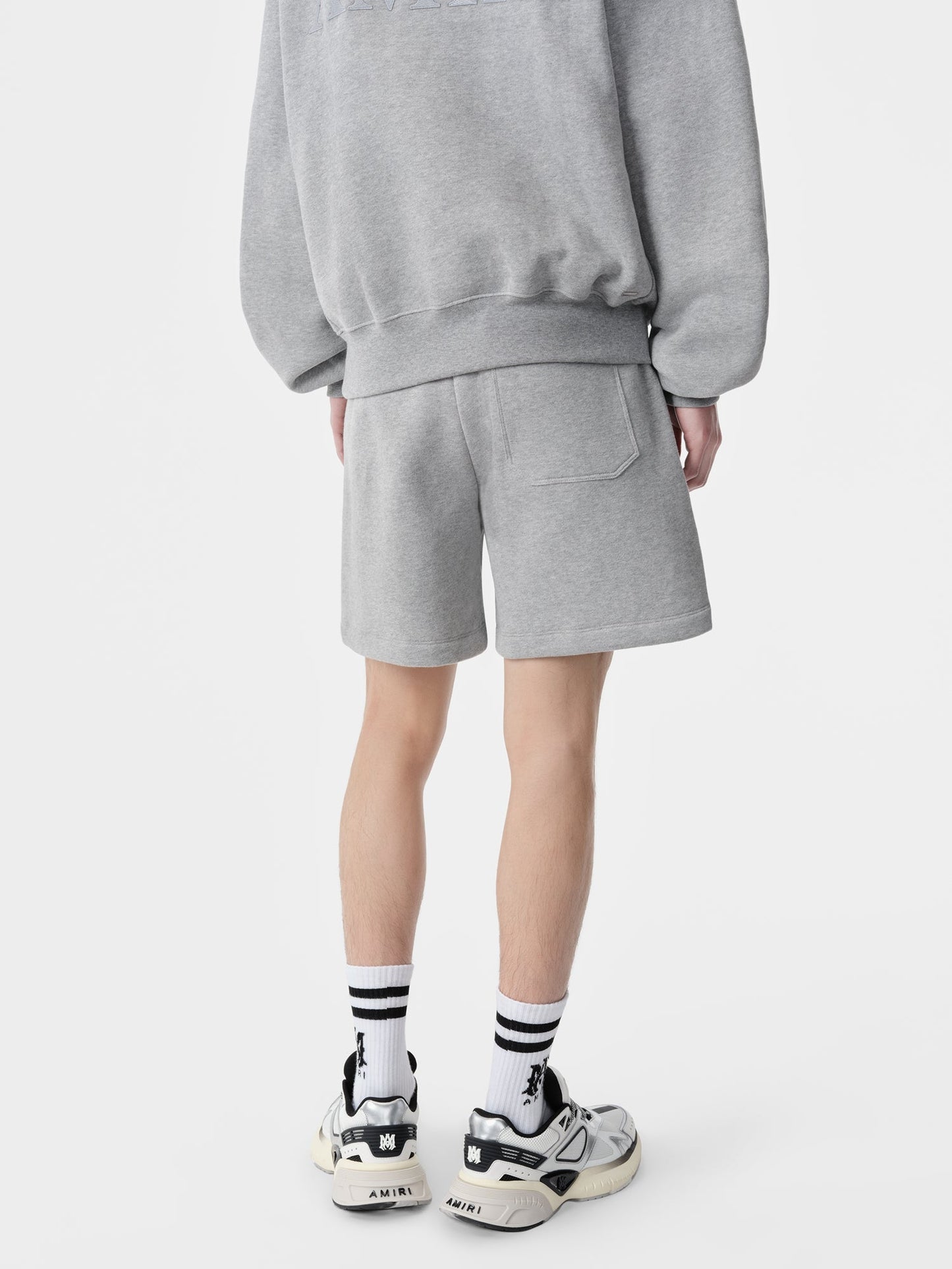 Amiri Embroidered Short - Grey | Amiri Special Offer