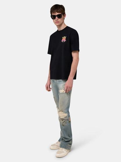 Chateau Mx1 Straight Flare - Aged Indigo | Amiri Value