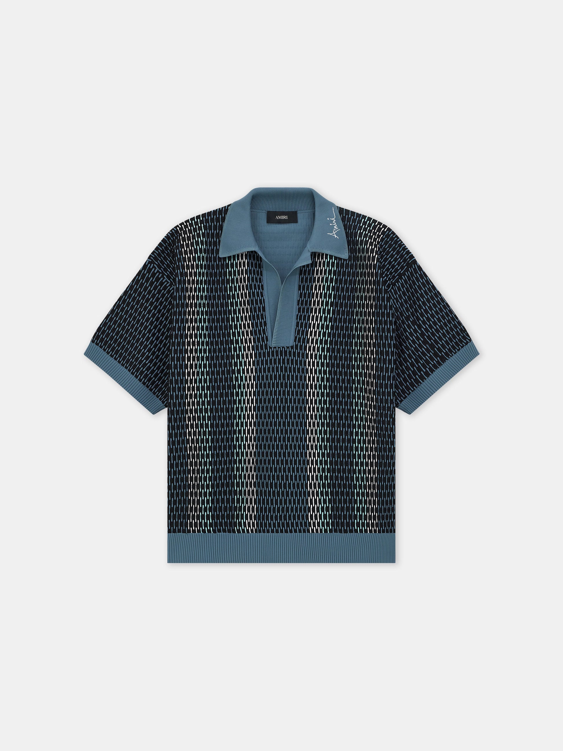 Striped Polo - Blue | Amiri Budget Friendly