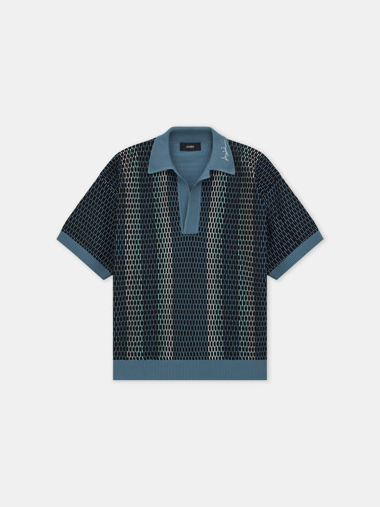 Striped Polo - Blue | Amiri Budget Friendly
