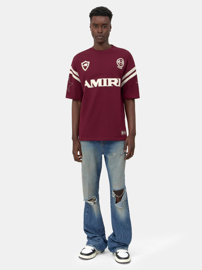 Amiri Sport Oversized Tee - Aged Port | Amiri Popular Choice