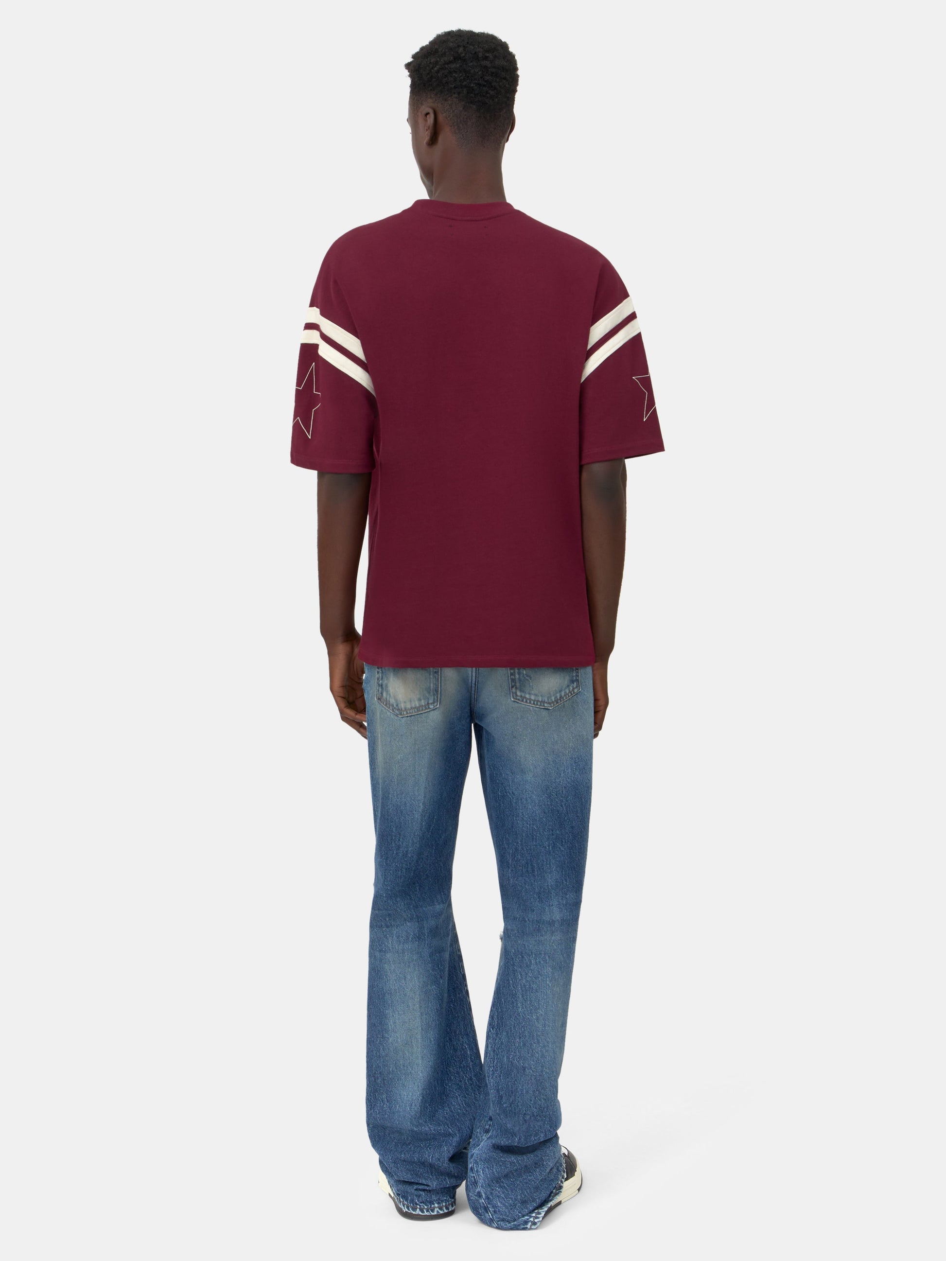 Amiri Sport Oversized Tee - Aged Port | Amiri Popular Choice
