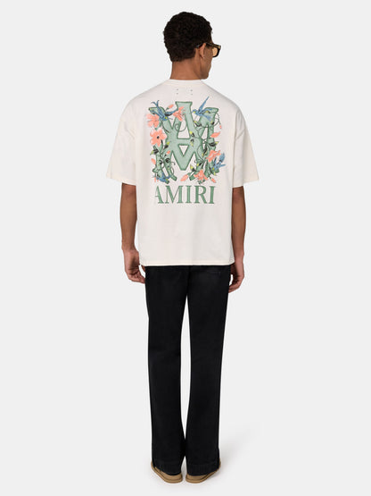 Ma Floral Oversized Tee - Ivory | Amiri Value