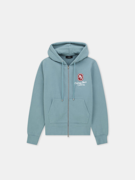 Ma Chateau Zip Hoodie - Steel | Amiri Affordable