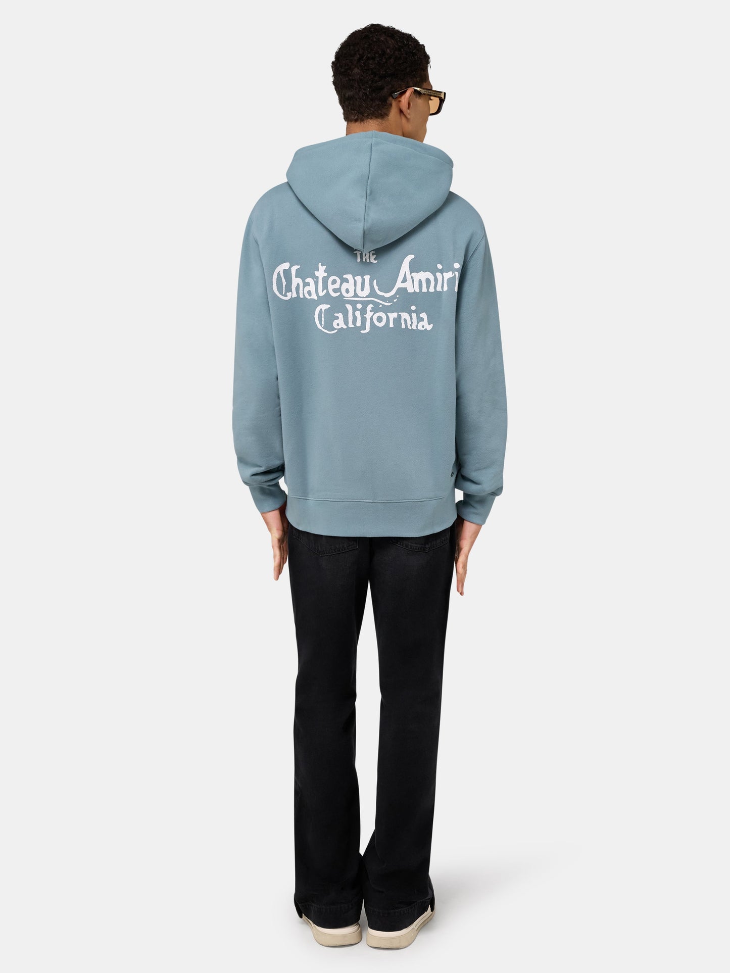 Ma Chateau Zip Hoodie - Steel | Amiri Affordable