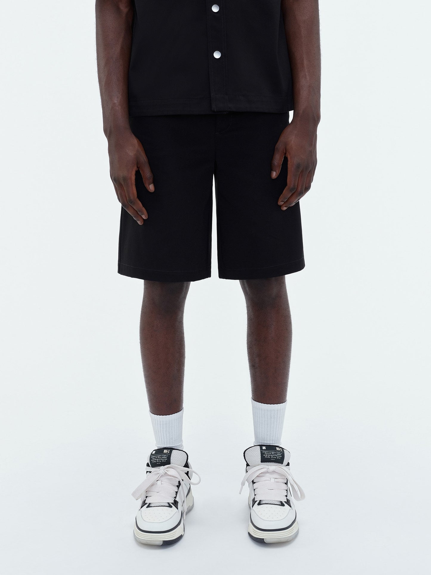 Amiri Arts Distirict Chino Short - Black | Amiri Featured