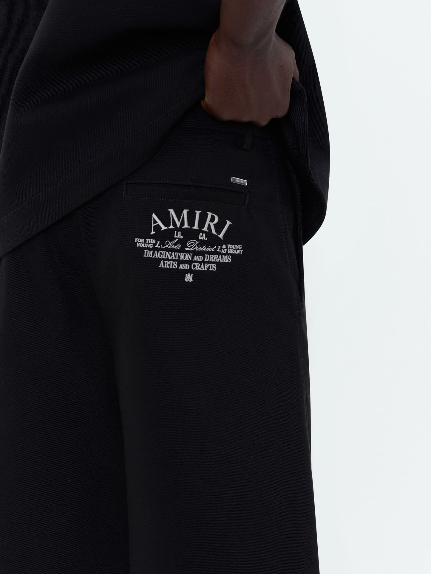 Amiri Arts Distirict Chino Short - Black | Amiri Featured