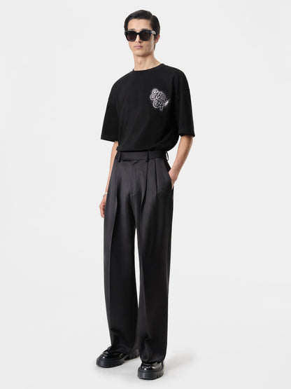 Double Pleated Pant - Black | Amiri Sale