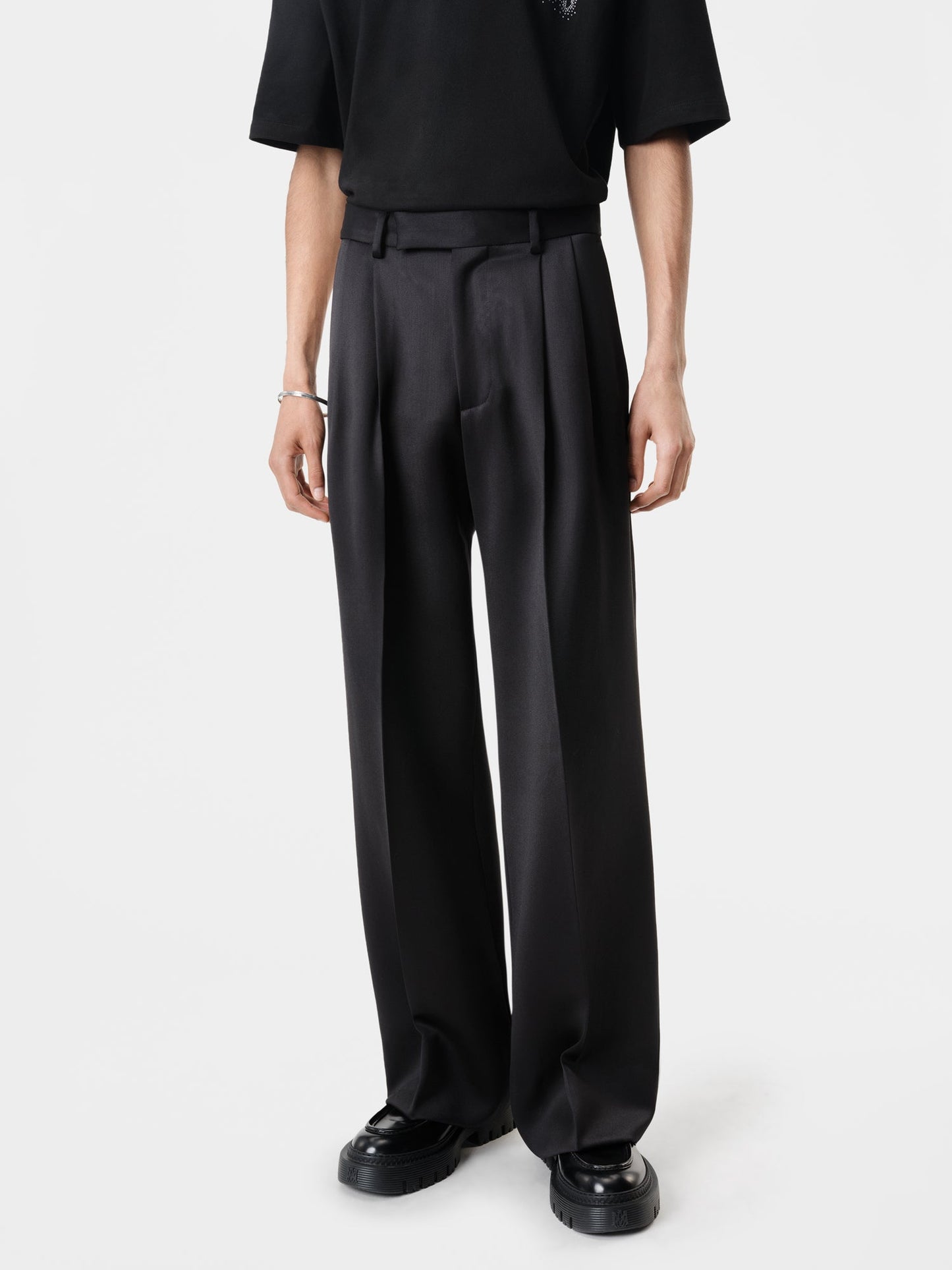 Double Pleated Pant - Black | Amiri Sale