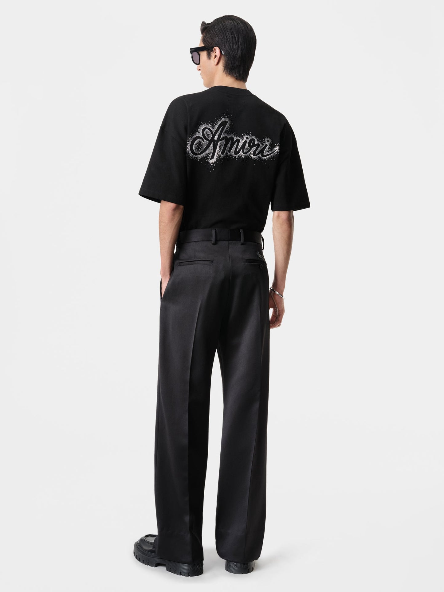 Double Pleated Pant - Black | Amiri Sale