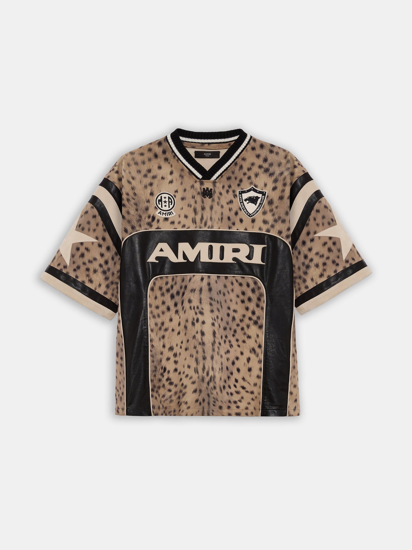 Amiri Sport Leather Jersey - Dark Brown | Amiri Special Offer