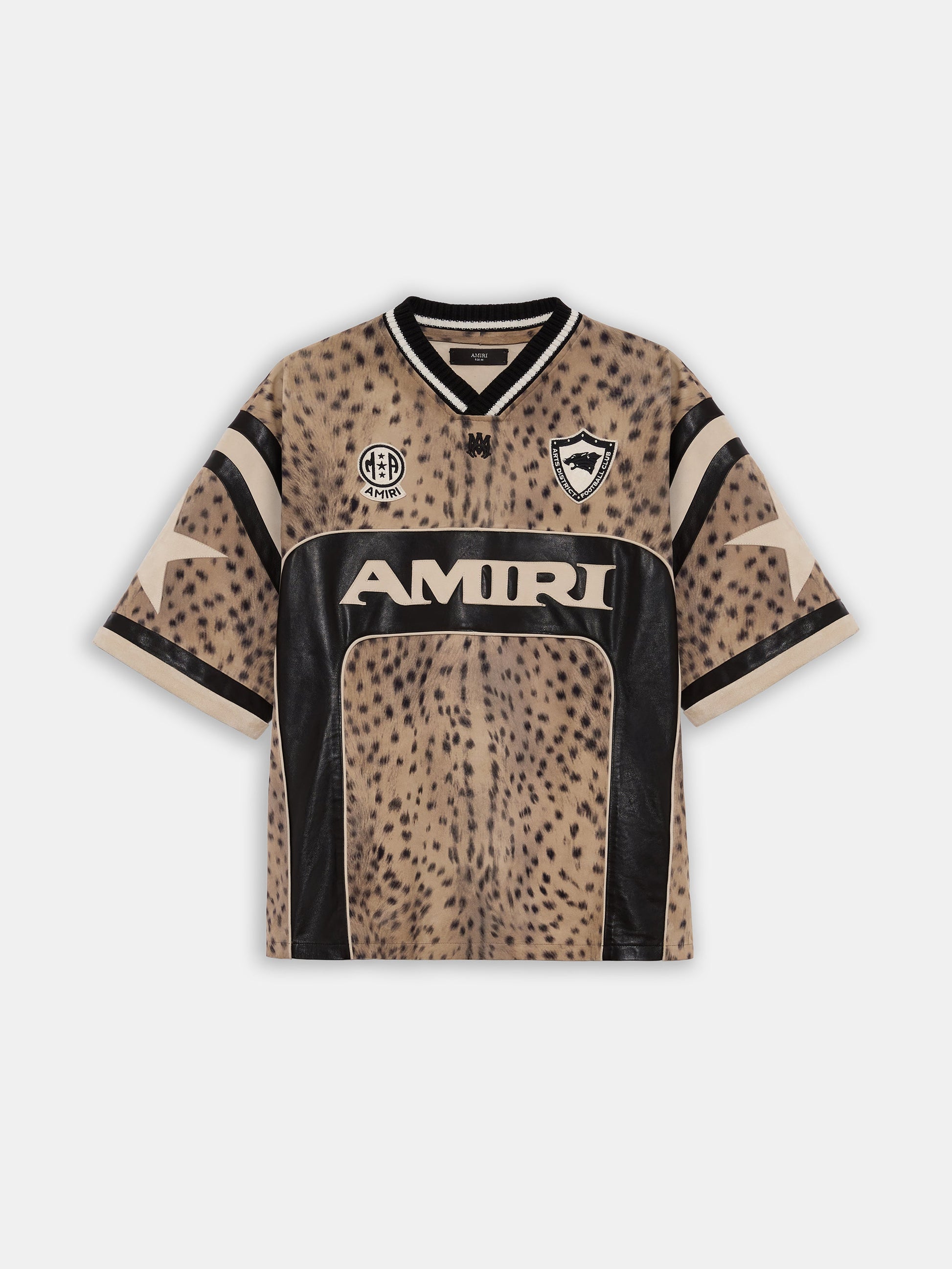 Amiri Sport Leather Jersey - Dark Brown | Amiri Special Offer